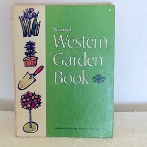 Vintage Sunset Western Garden Book Hardback 1975 Printing; 3rd Edition